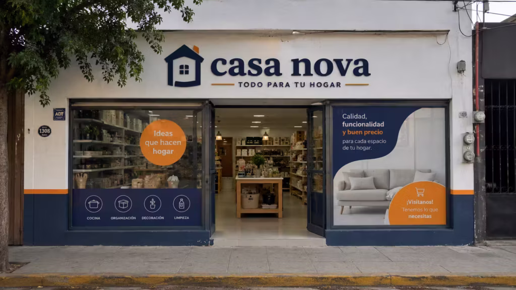 Impresión en gran formato de gráficos para fachadas y escaparates 