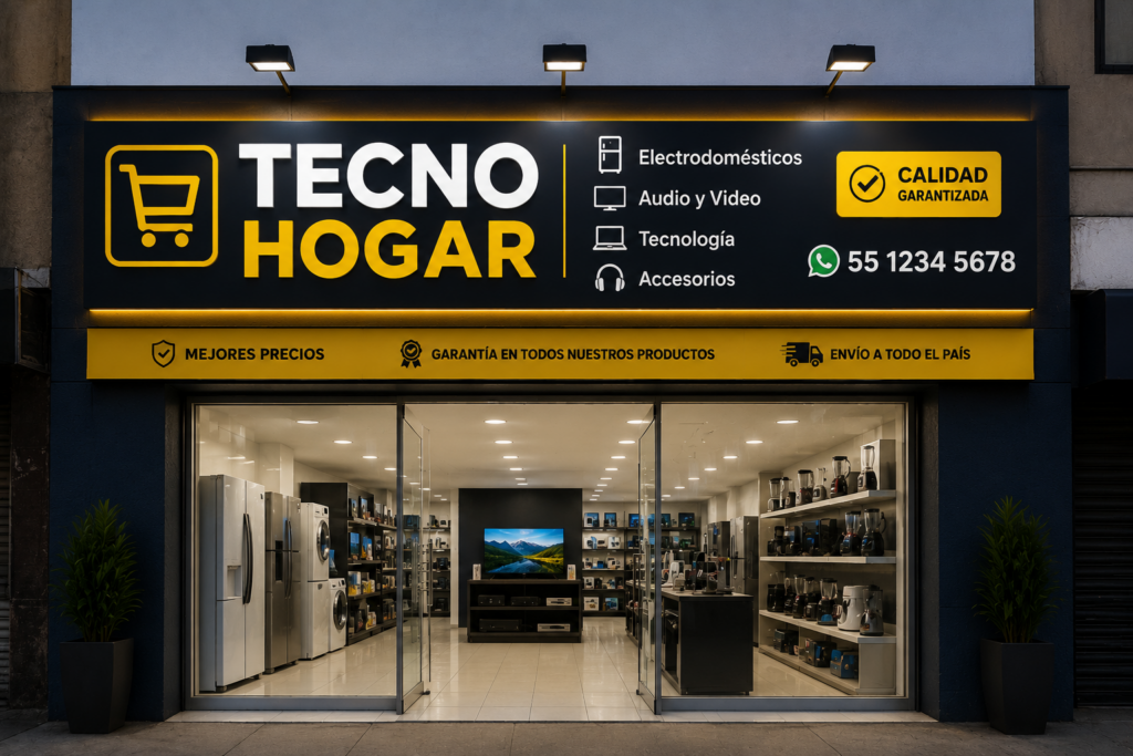 Ejemplo correcto de no usar demasiada información en letreros publicitarios