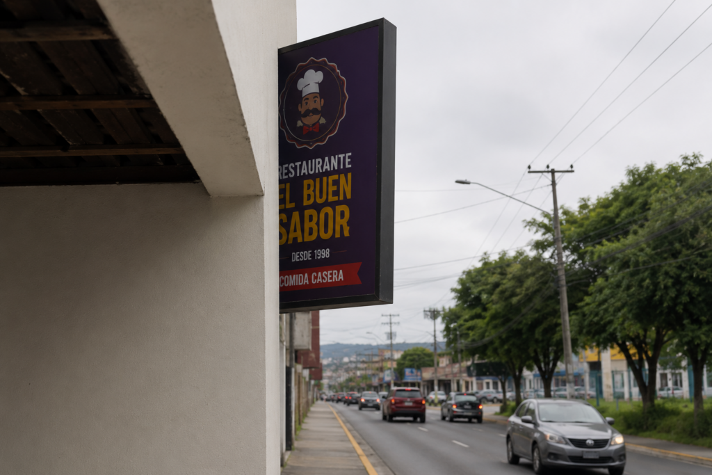 Ejemplo de ignorar ubicación y ángulo de visibilidad de letreros publicitarios