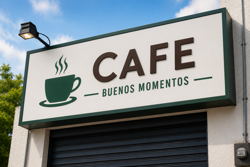 Ejemplo de no descuidar el mantenimiento en letreros publicitarios